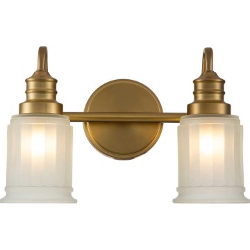 Quoizel - LED-Badezimmer-Wandleuchte SWELL 2xG9/3W/230V IP44 gold