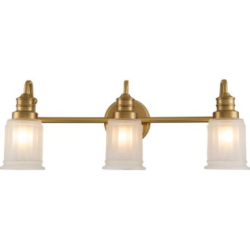 Quoizel - LED Badezimmer Wandleuchte SWELL 3xG9/3W/230V IP44 gold