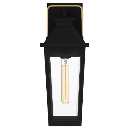 Quoizel - Außenwandleuchte BUCKLEY M 1xE27/40W/230V IP44 schwarz