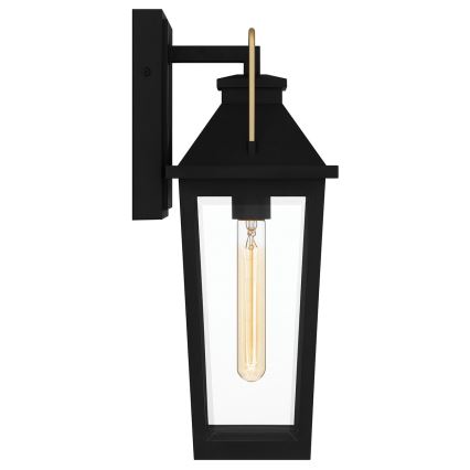 Quoizel - Außenwandleuchte BUCKLEY M 1xE27/40W/230V IP44 schwarz