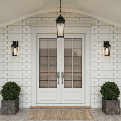 Quoizel - Außenwandleuchte BUCKLEY S 1xE27/40W/230V IP44 schwarz