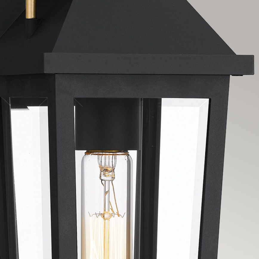 Quoizel - Außenwandleuchte BUCKLEY S 1xE27/40W/230V IP44 schwarz