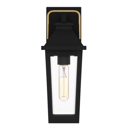 Quoizel - Outdoor-Wandleuchte BUCKLEY 1xE27/40W/230V IP44 schwarz