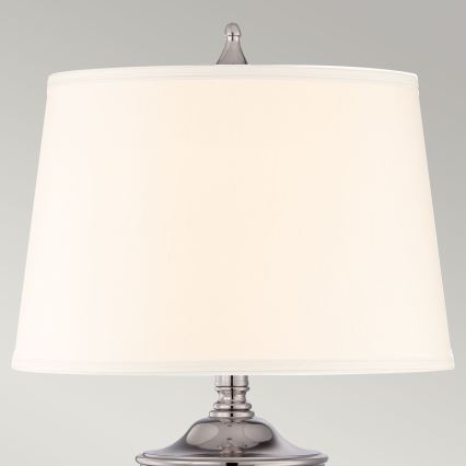 Quoizel - Tischleuchte DENNISON 1xE27/60W/230V glänzendes Chrom