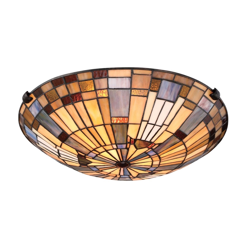 Quoizel - Deckenleuchte INGLENOOK 2xE27/60W/230V d 40,7 cm