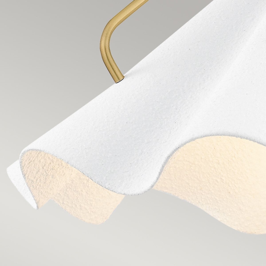 Quoizel - Deckenleuchte an Stange MEJIA 1xE27/60W/230V d 35,6 cm Messing