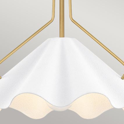 Quoizel - Deckenleuchte an Stange MEJIA 1xE27/60W/230V d 35,6 cm Messing