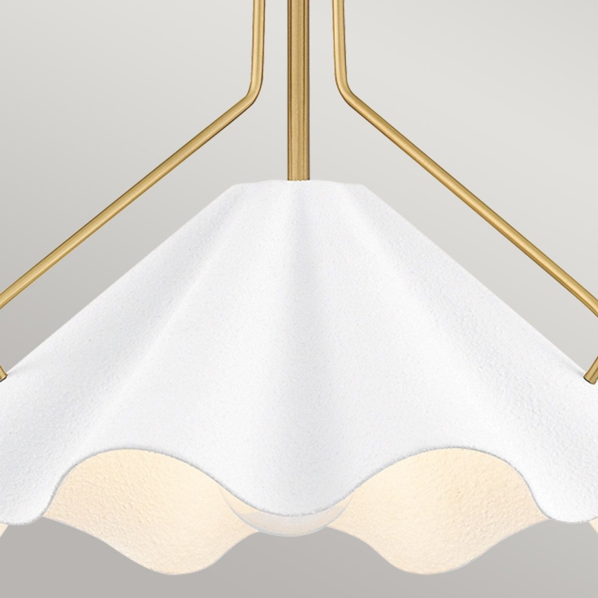 Quoizel - Deckenleuchte an Stange MEJIA 1xE27/60W/230V d 35,6 cm Messing