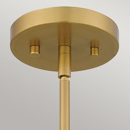 Quoizel - Deckenleuchte an Stange MEJIA 1xE27/60W/230V d 35,6 cm Messing