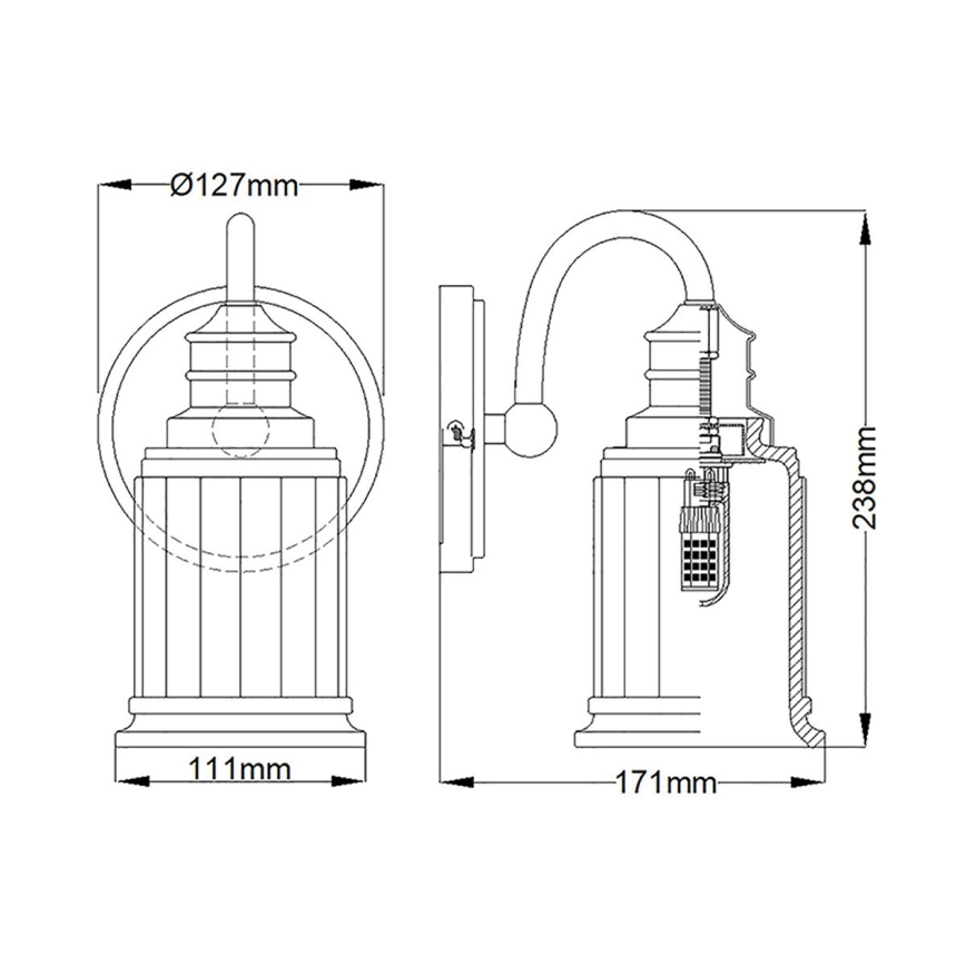 Quoizel - LED-Badezimmer-Wandleuchte SWELL 1xG9/3W/230V IP44 polierter Chrom