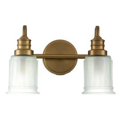 Quoizel - LED-Badezimmer-Wandleuchte SWELL 2xG9/3W/230V IP44 gold
