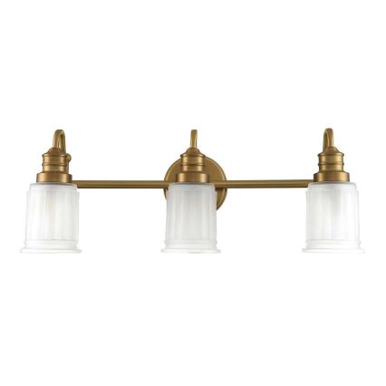 Quoizel - LED Badezimmer Wandleuchte SWELL 3xG9/3W/230V IP44 gold