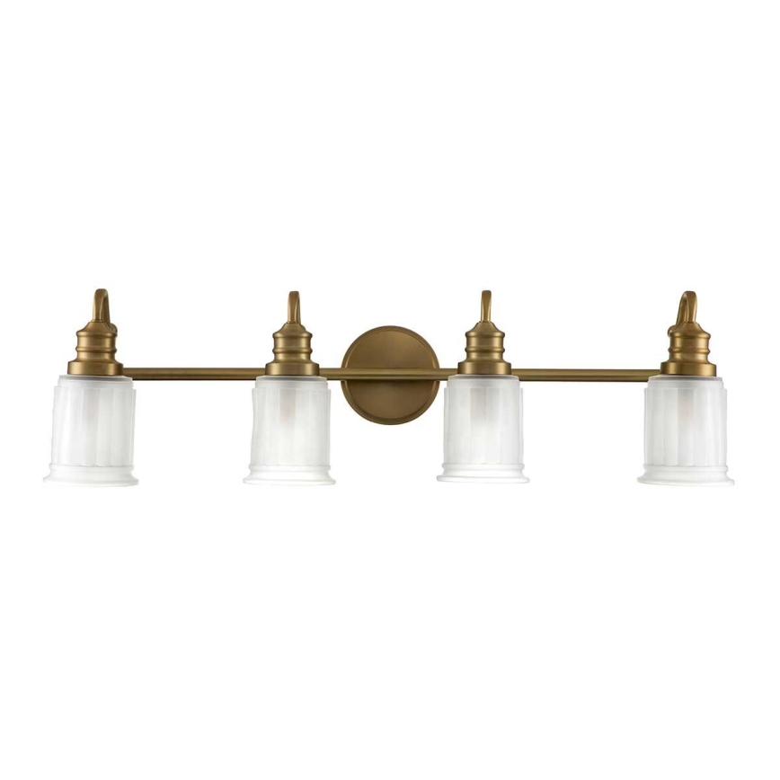 Quoizel - LED Badezimmer-Wandleuchte SWELL 4xG9/3W/230V IP44 Gold