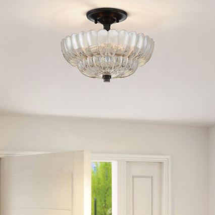 Quoizel - Deckenleuchte WHITECAP 3xE14/40W/230V d 29,7 cm