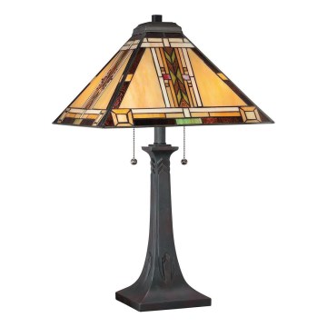 Quoizel - Tischleuchte Tiffany NAVAJO 2xE27/60W/230V