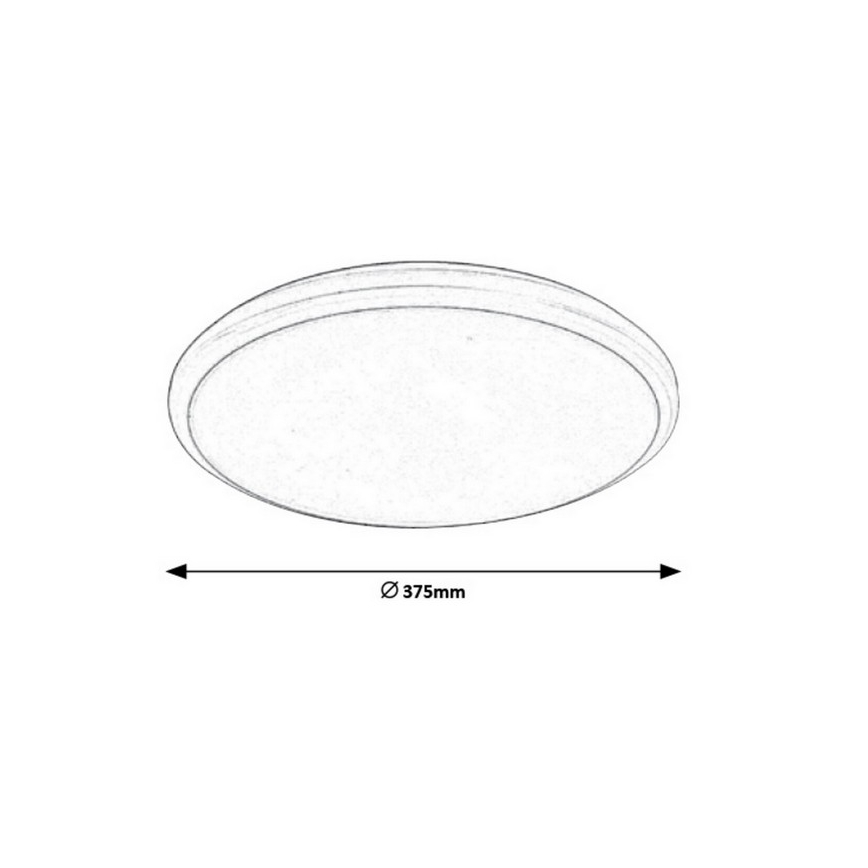 Rabalux - LED-Deckenleuchte für Badezimmer LED/36W/230V IP65 d 37,5 cm
