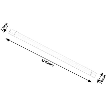 Rabalux - LED Küchenleuchte LED/40W/230V