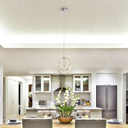 Rabalux - LED Kristall-Hängeleuchte LED/7W/230V