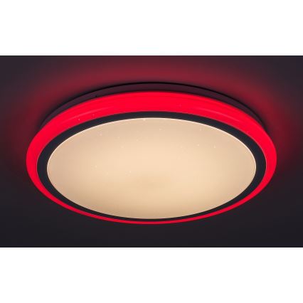 Rabalux - dimmbare LED-Deckenleuchte mit Fernbedienung RGB LED/32W/230V Ø 40 cm
