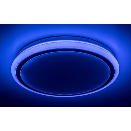 Rabalux - dimmbare LED-Deckenleuchte mit Fernbedienung RGB LED/32W/230V Ø 40 cm