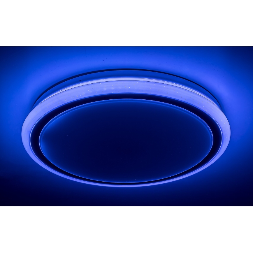 Rabalux - dimmbare LED-Deckenleuchte mit Fernbedienung RGB LED/32W/230V Ø 40 cm