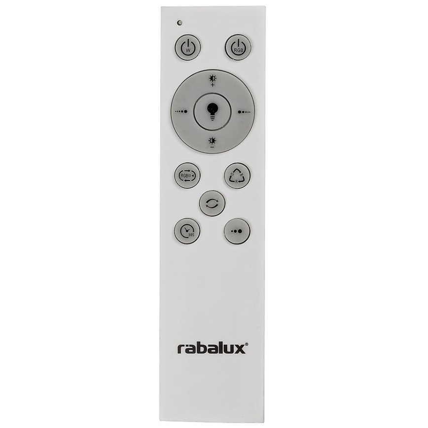 Rabalux - dimmbare LED-Deckenleuchte mit Fernbedienung RGB LED/32W/230V Ø 40 cm
