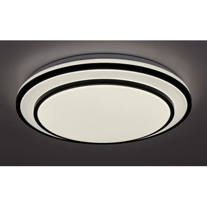 Rabalux - LED Dimmbare Deckenleuchte LED/40W/230V 3000-6500K schwarz + Fernbedienung