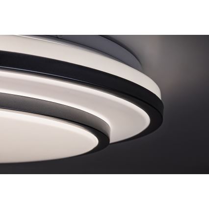 Rabalux - LED dimmbare Deckenleuchte LED/40W/230V 3000-6500K silber + Fernbedienung