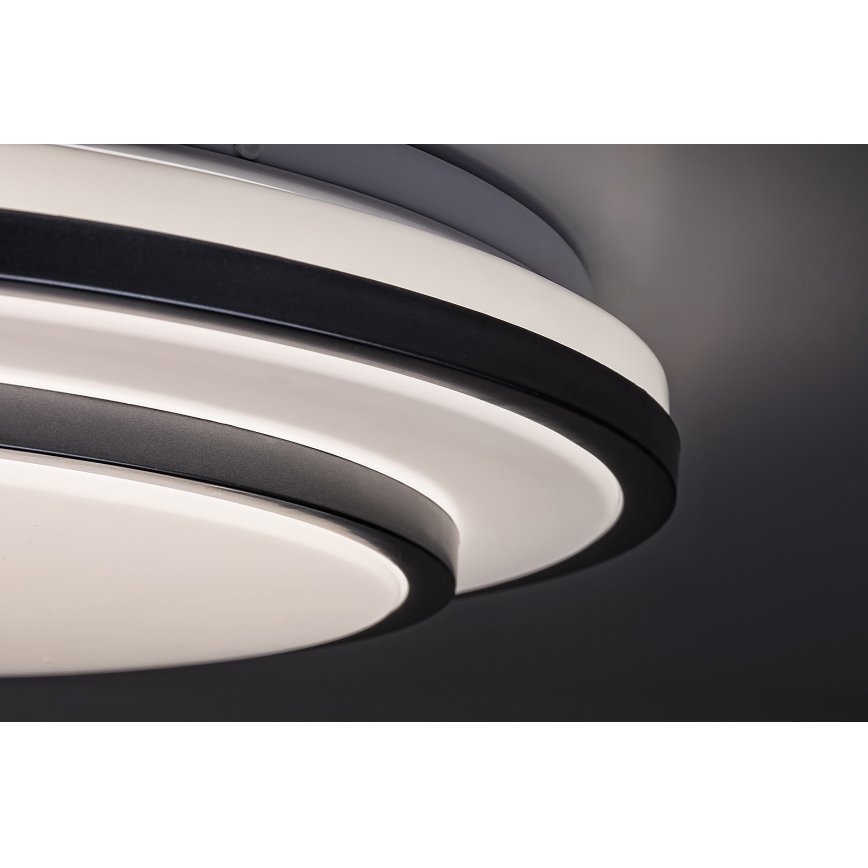 Rabalux - LED dimmbare Deckenleuchte LED/40W/230V 3000-6500K silber + Fernbedienung