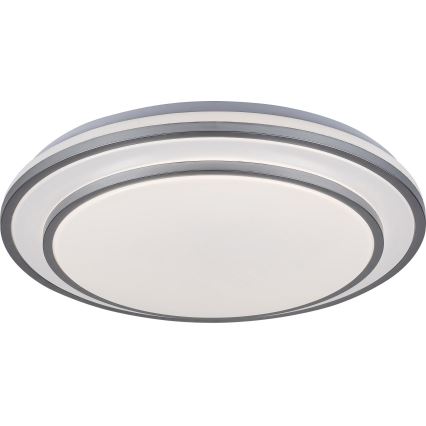 Rabalux - LED dimmbare Deckenleuchte LED/40W/230V 3000-6500K silber + Fernbedienung