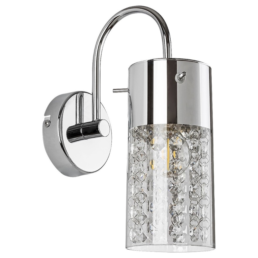 Rabalux - Badezimmer-Wandleuchte 1xE14/40W/230V IP44 glänzendes Chrom
