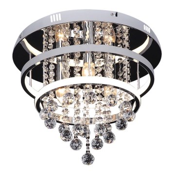 Rabalux 2237 - Kristall-Deckenleuchte PALLAS LED/32W/230V + 3xE14/40W