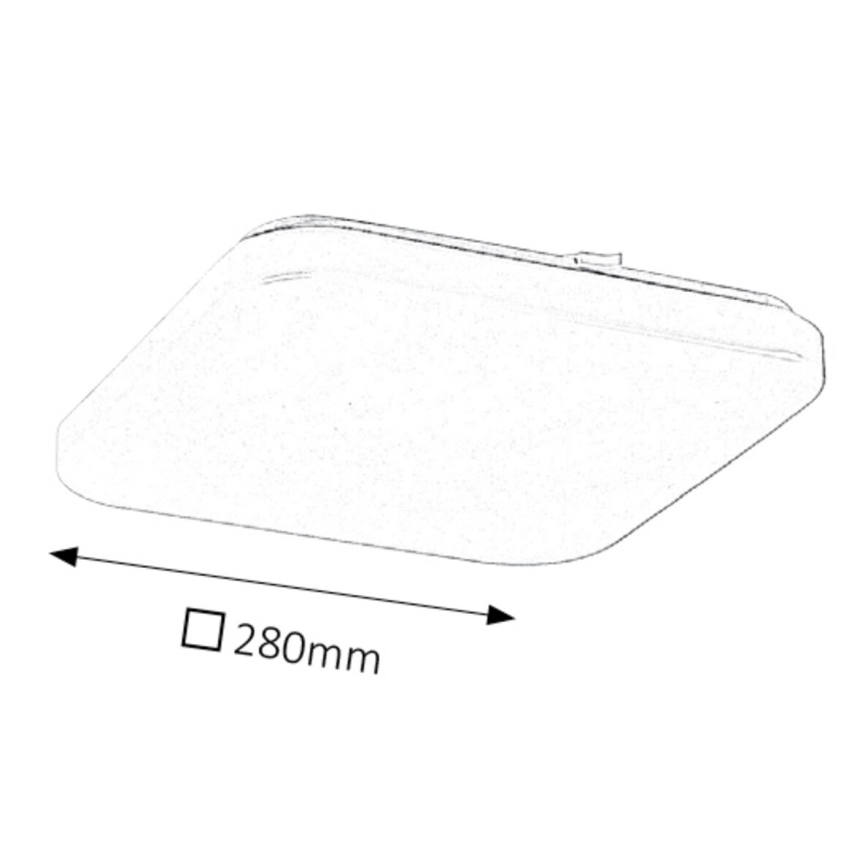 Rabalux - LED-Deckenleuchte LED/20W/230V 28x28 cm