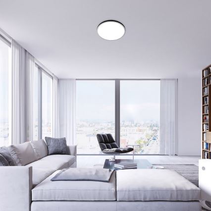 Rabalux - LED RGB dimmbare Deckenleuchte LED/22W/230V Wi-Fi Tuya + Fernbedienung Ø 41,5 cm