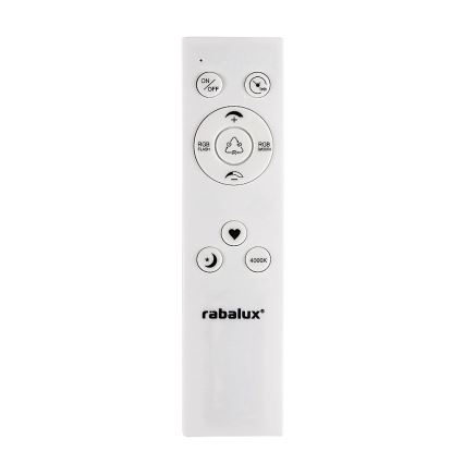 Rabalux - LED RGB dimmbare Deckenleuchte LED/22W/230V Wi-Fi Tuya + Fernbedienung Ø 41,5 cm