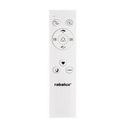 Rabalux - LED RGB dimmbare Deckenleuchte LED/22W/230V Wi-Fi Tuya + Fernbedienung 42x42 cm