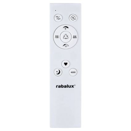 Rabalux - LED RGB dimmbare Deckenleuchte LED/22W/230V Wi-Fi Tuya + Fernbedienung 42x42 cm