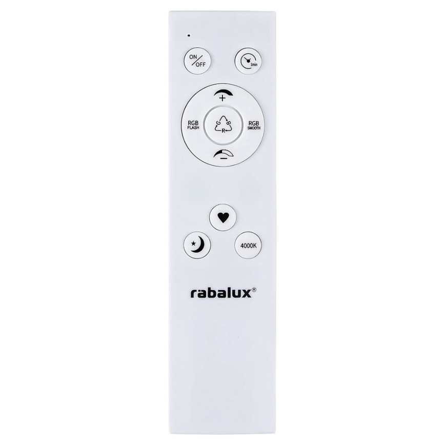 Rabalux - LED RGB dimmbare Deckenleuchte LED/22W/230V Wi-Fi Tuya + Fernbedienung 42x42 cm