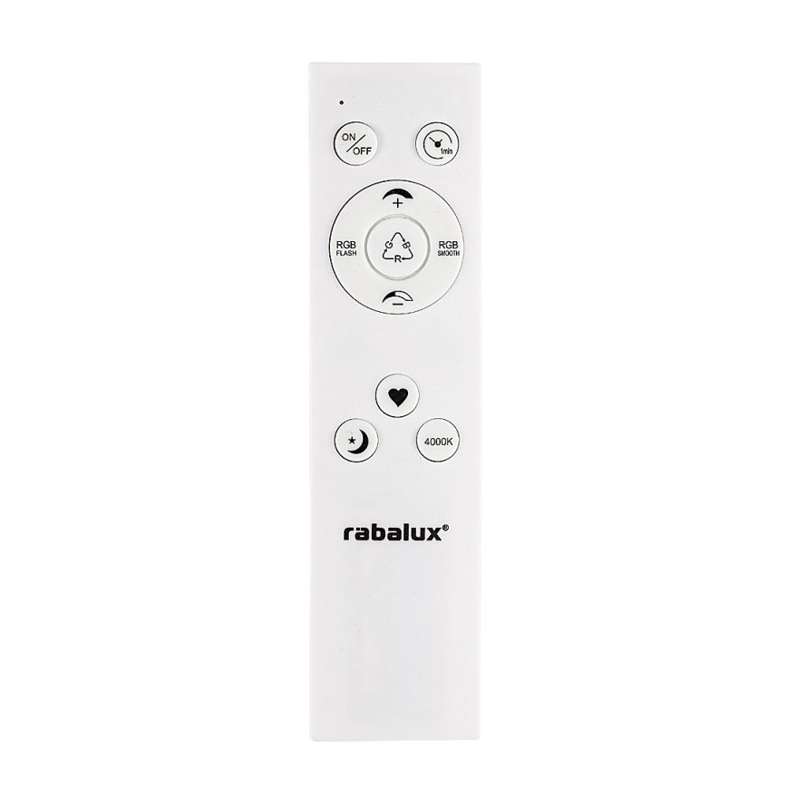 Rabalux - LED RGB dimmbare Deckenleuchte LED/22W/230V Wi-Fi Tuya + Fernbedienung