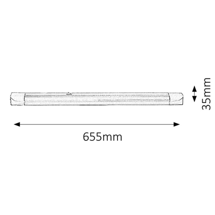 Rabalux - Küchenunterbauleuchte 1xG13/18W/230V 65,5 cm