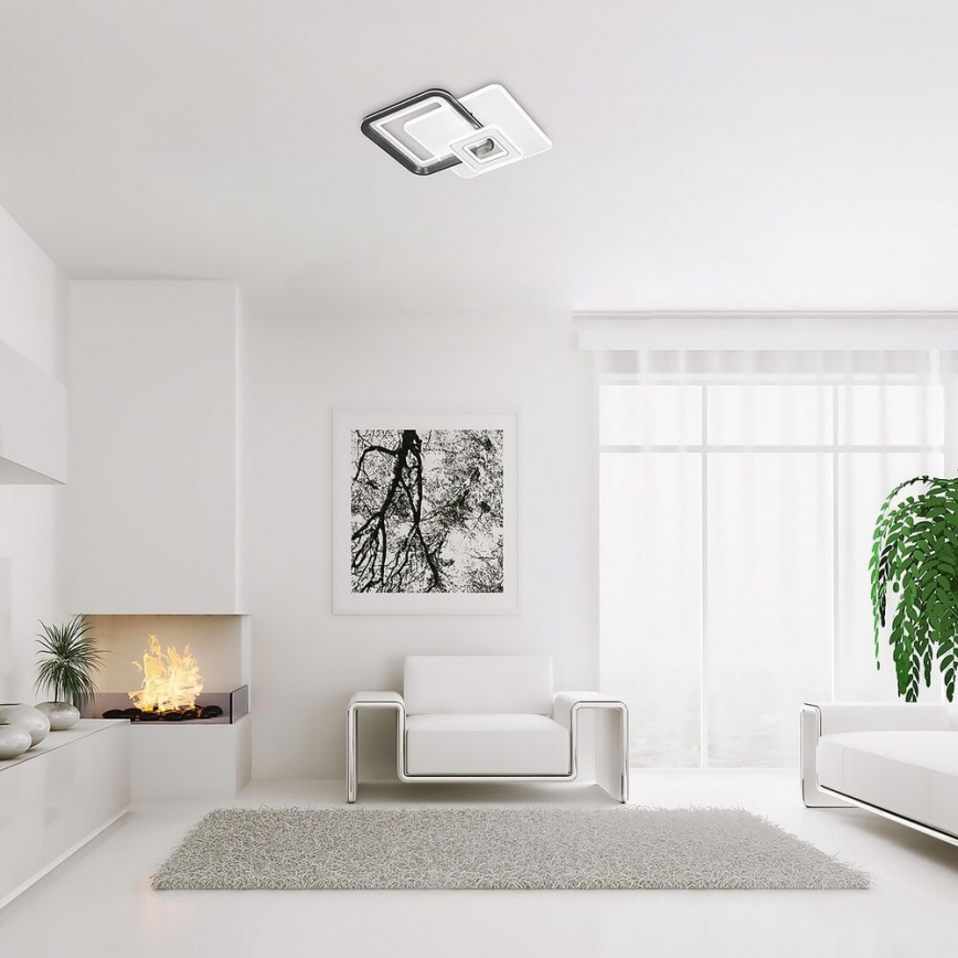 Rabalux - LED-dimmbare aufgesetzte Deckenleuchte 48W/230V 3000K/4000K/6000K + inkl. Fernbedienung 49,5x49,5 cm