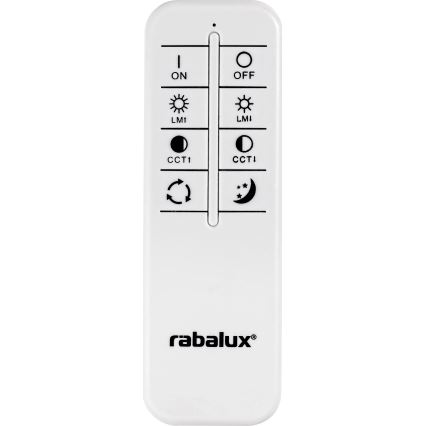 Rabalux - LED-dimmbare aufgesetzte Deckenleuchte 48W/230V 3000K/4000K/6000K + inkl. Fernbedienung 49,5x49,5 cm