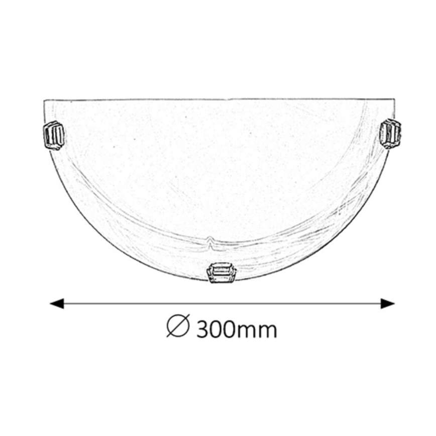 Rabalux - Wandleuchte 1xE27/60W/230V Alabasterglas