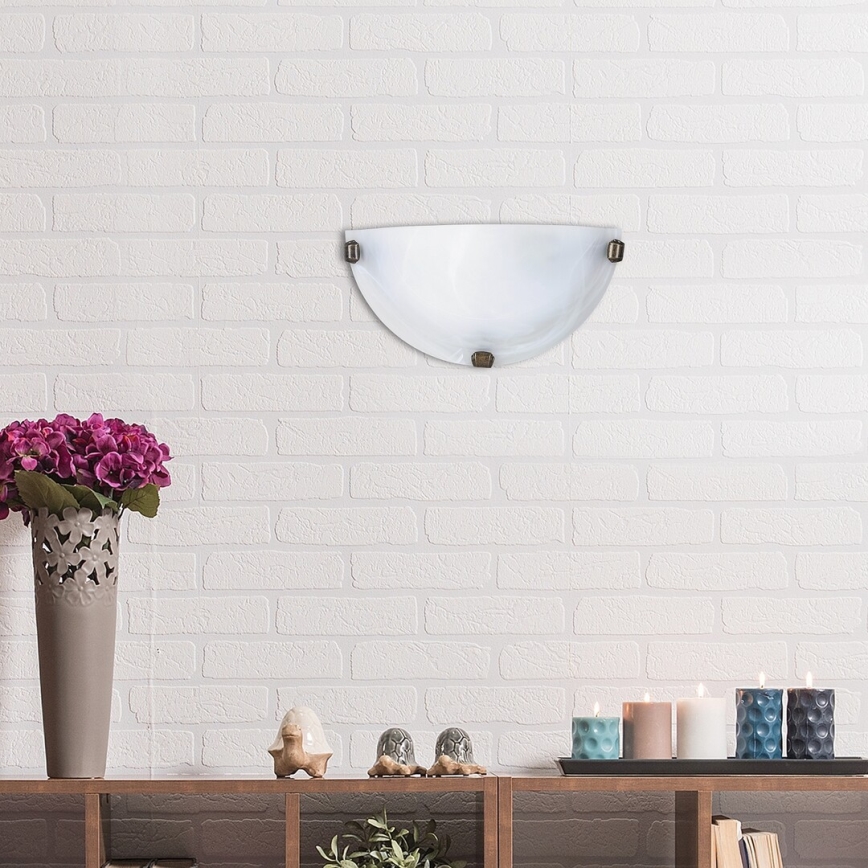 Rabalux - Wandleuchte 1xE27/60W/230V, Alabasterglas