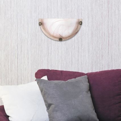 Rabalux - Wandleuchte 1xE27/60W/230V Alabasterglas