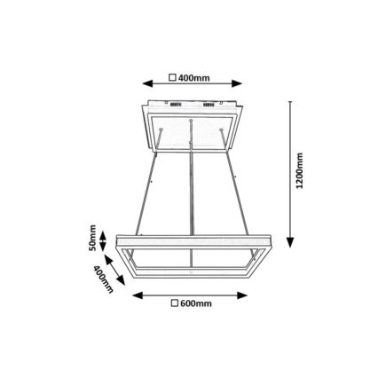 Rabalux - LED Hängeleuchte LED/60W/230V