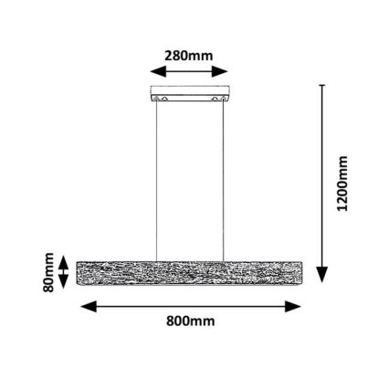 Rabalux  - LED Hängeleuchte LED/34W/230V