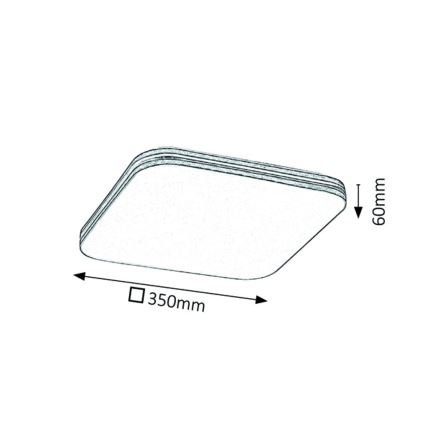 Rabalux - LED-Deckenleuchte LED/18W/230V