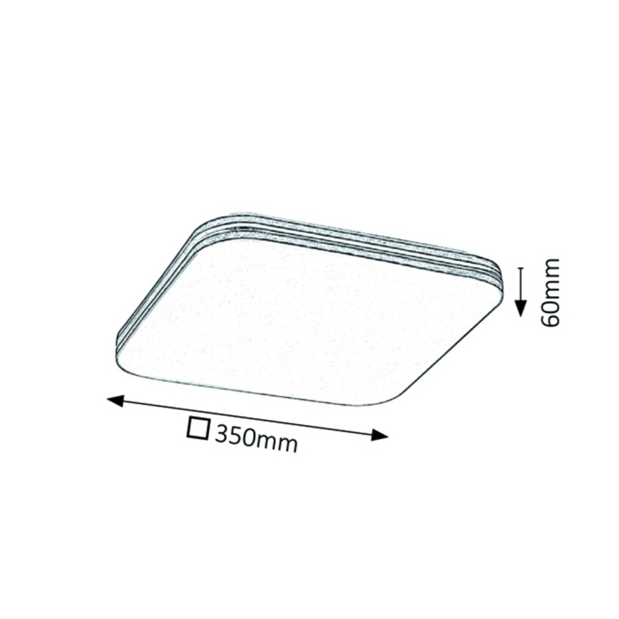 Rabalux - LED-Deckenleuchte LED/18W/230V