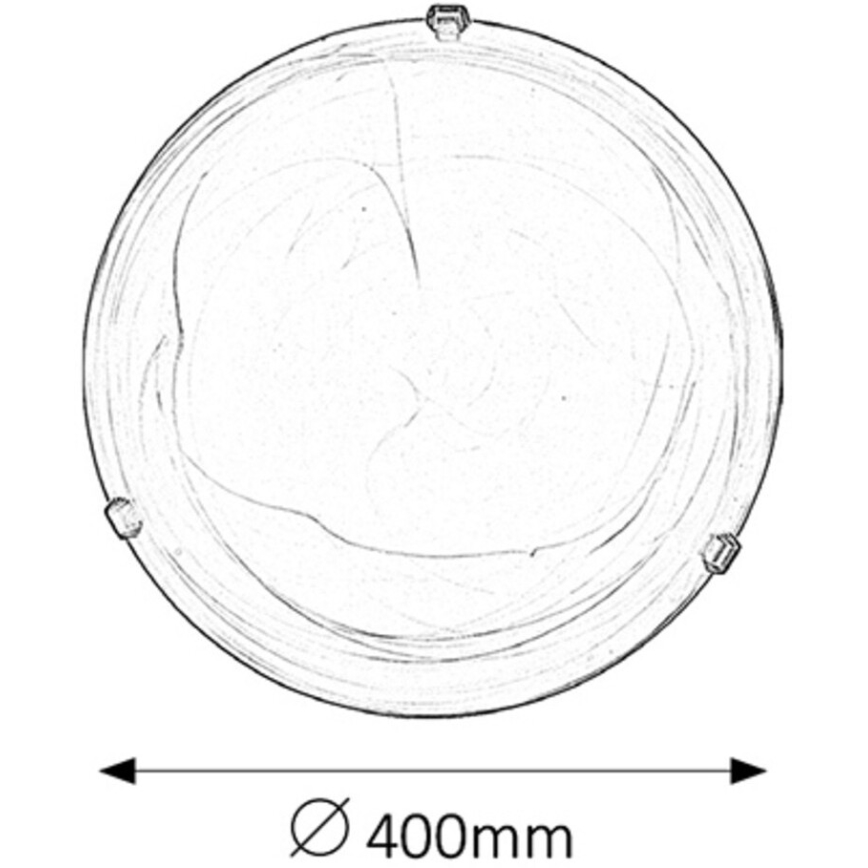 Rabalux - Deckenleuchte 2xE27/60W/230V Alabasterglas